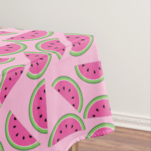 Wassermelone-niedliche erste Geburtstags-Frucht Tischdecke