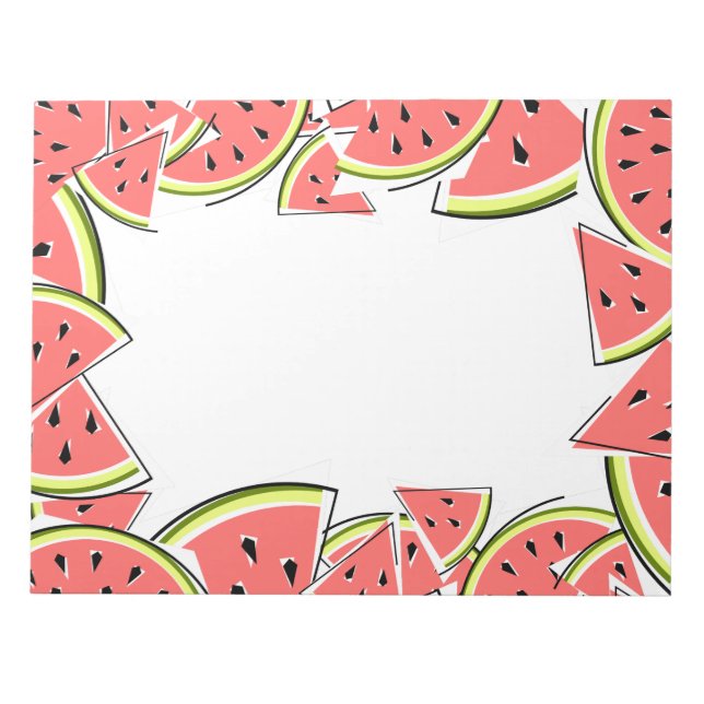 Wassermelone Notizblock (Vorderseite)