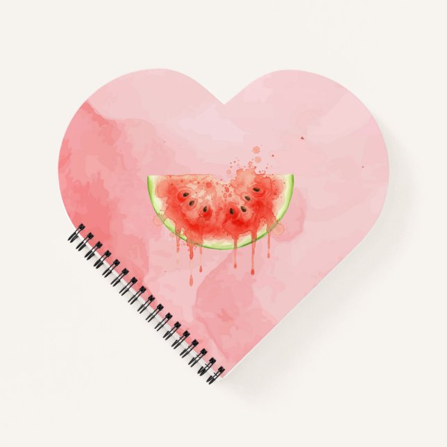 Wassermelone Notizbuch (Vorderseite)