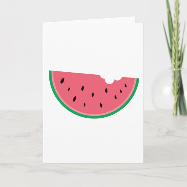 Wassermelone Obst Süße Gesundheit Frische Pasta ma Karte (Vorderseite)