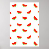 Wassermelone, Obstposter, tropische Früchte,