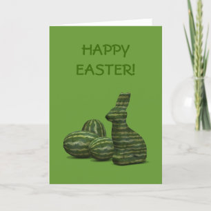 Wassermelone Ostern Bunny Feiertagskarte