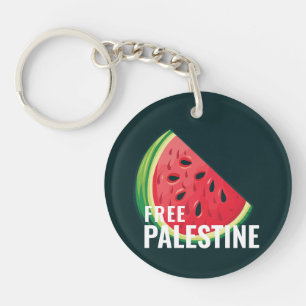 Wassermelone Palästina frei Schlüsselanhänger