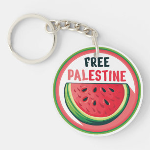 Wassermelone Palästina Freie Colorfull Schlüsselanhänger