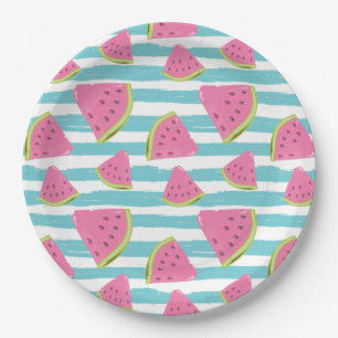 Wassermelone Pappteller