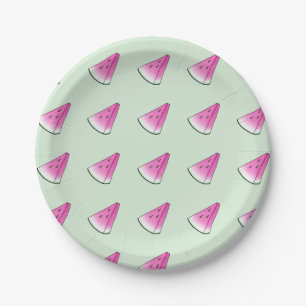 Wassermelone Pappteller