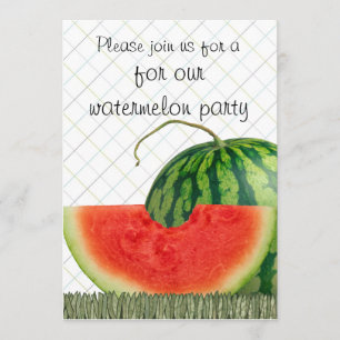 Wassermelone-Party lädt ein Einladung