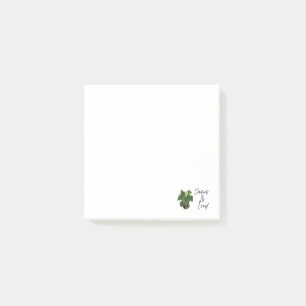 Wassermelone Pepperomie Blume Postit Hinweise Post-it Klebezettel