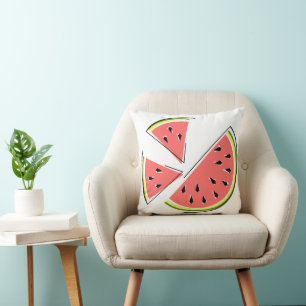 Wassermelone Pieces-Platz Kissen