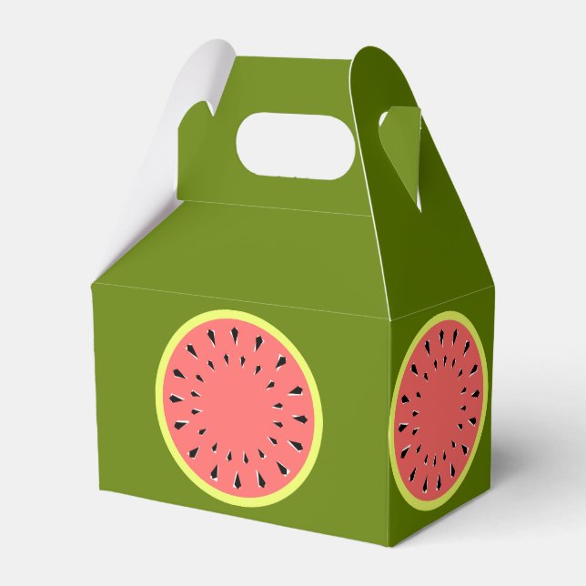 Wassermelone Pink Geschenkschachtel (Vorderseite)