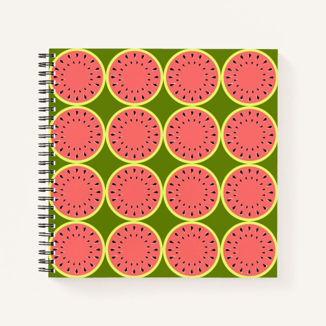 Wassermelone Pink Multi Notizbuch (Vorderseite)
