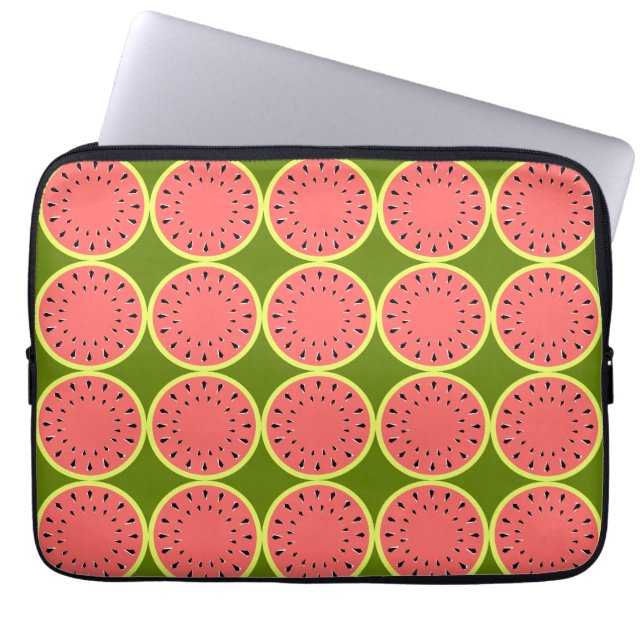 Wassermelone Pink Multinotebook Laptopschutzhülle (Vorderseite)