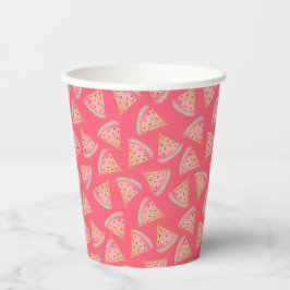 Wassermelone Pink Pappbecher