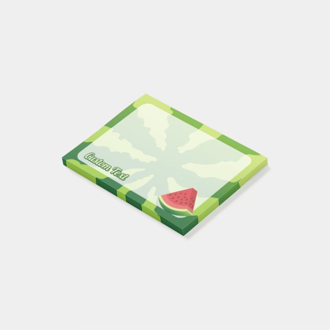 Wassermelone Post-it Klebezettel (angewinkelt)