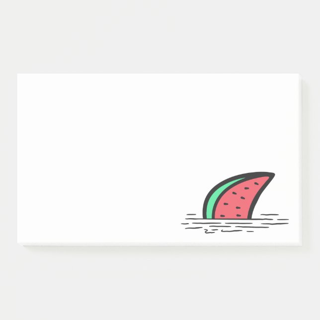Wassermelone Post-it Klebezettel (Vorderseite)