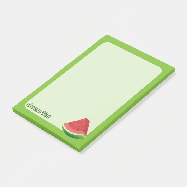 Wassermelone Post-it Klebezettel (angewinkelt)