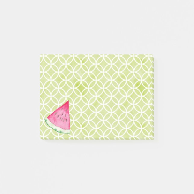 Wassermelone Post-it Klebezettel (Vorderseite)
