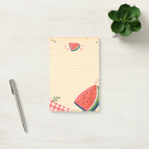 Wassermelone Post-it Klebezettel