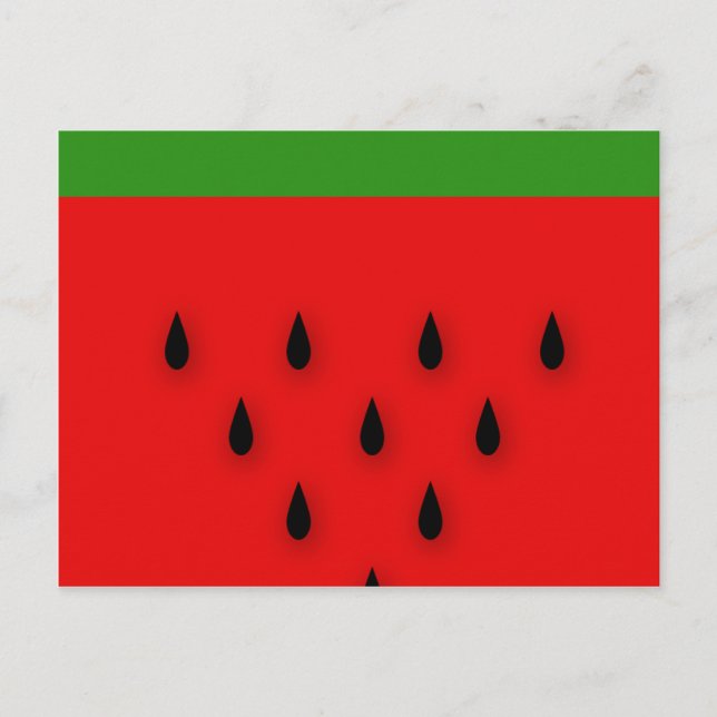 Wassermelone! Postkarte (Vorderseite)