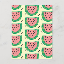 Wassermelone Postkarte