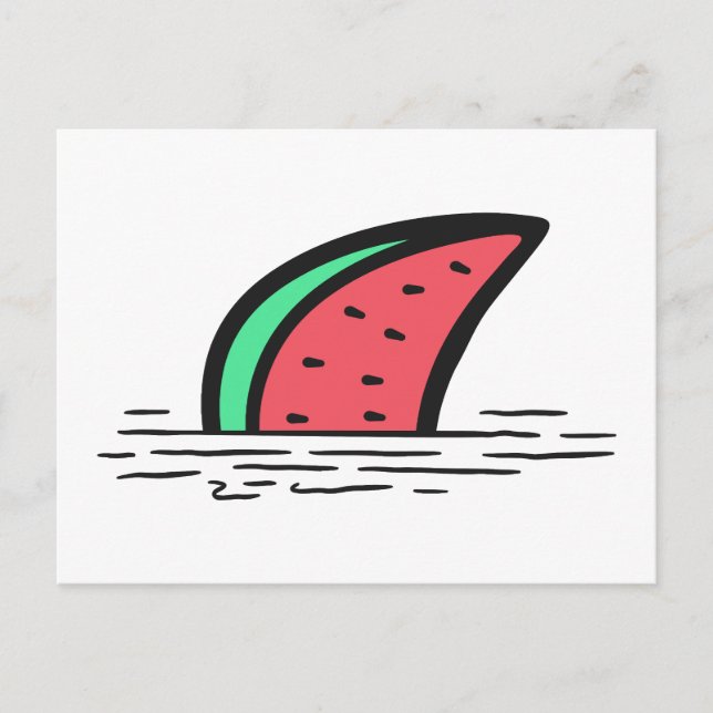 Wassermelone Postkarte (Vorderseite)