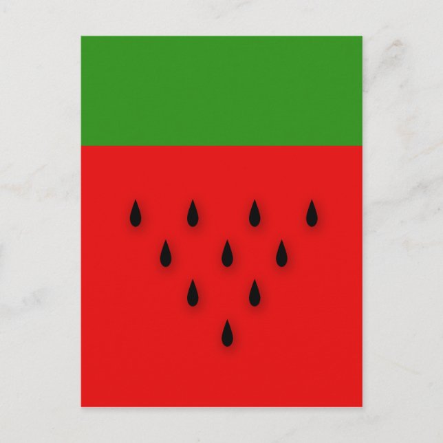 Wassermelone! Postkarte (Vorderseite)