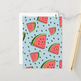 Wassermelone Postkarte