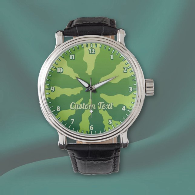 Wassermelone Rind Watch Armbanduhr (Von Creator hochgeladen)