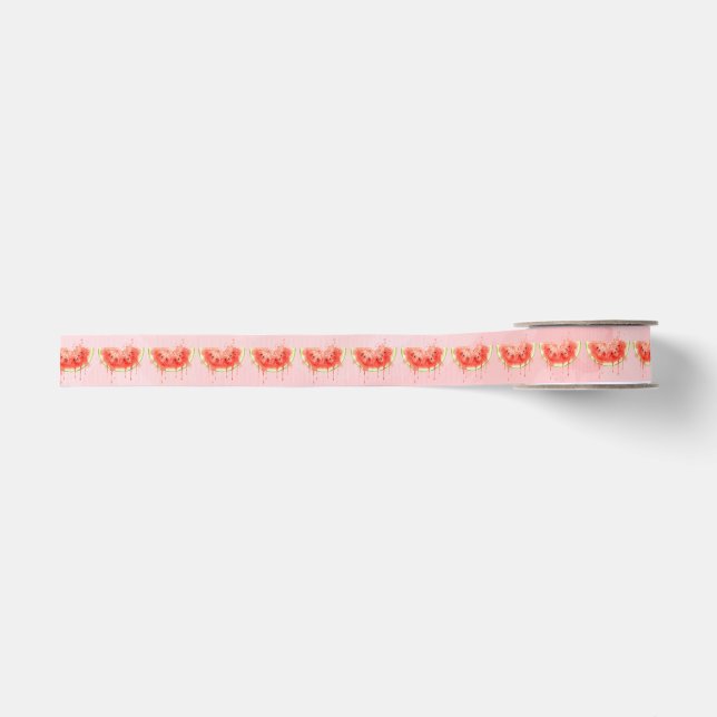 Wassermelone Ripsband (Vorderseite)