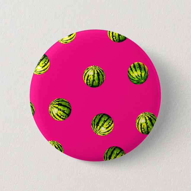 Wassermelone rosa button (Vorderseite)