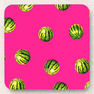 Wassermelone rosa untersetzer