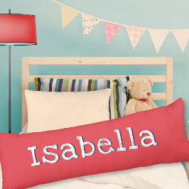 Wassermelone Rot Personalisiert Einfach Trendy Mod Seitenschläferkissen