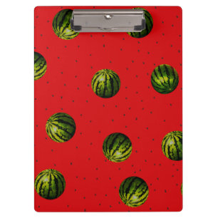 Wassermelone Rot und Samen Klemmbrett