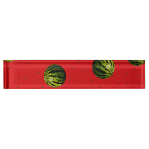 Wassermelone Rot und Samen Namensplakette