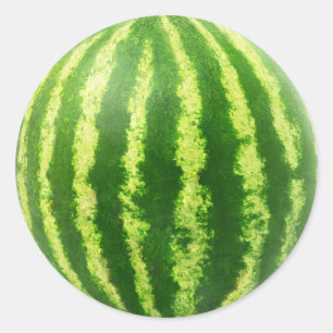 Wassermelone Runder Aufkleber