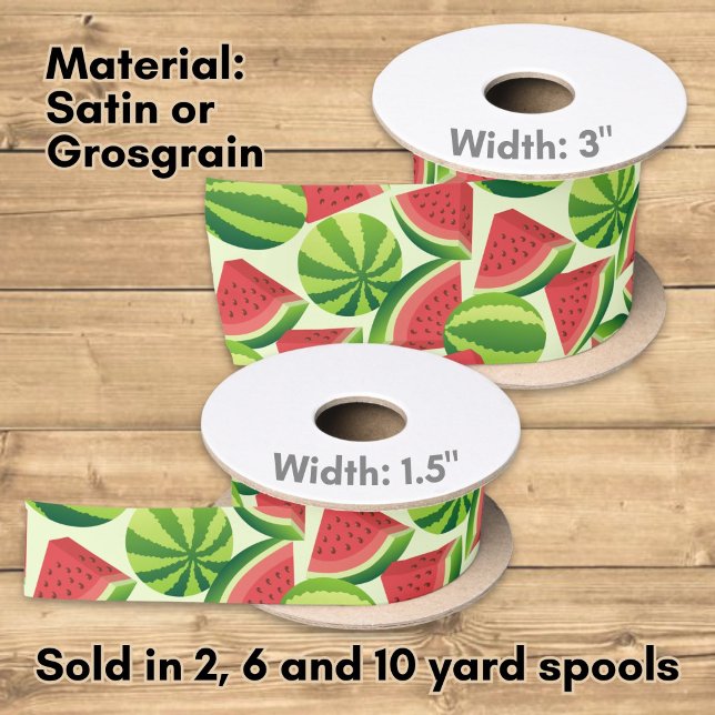 Wassermelone Satinband (Von Creator hochgeladen)