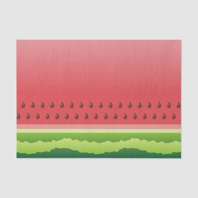 Wassermelone-Scheibe ohne nahtlosen Hintergrund Seidenpapier (Vorderseite)