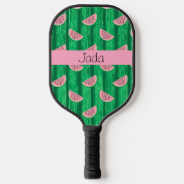 Wassermelone Scheiben Galore Unterschrift Pickleball Schläger