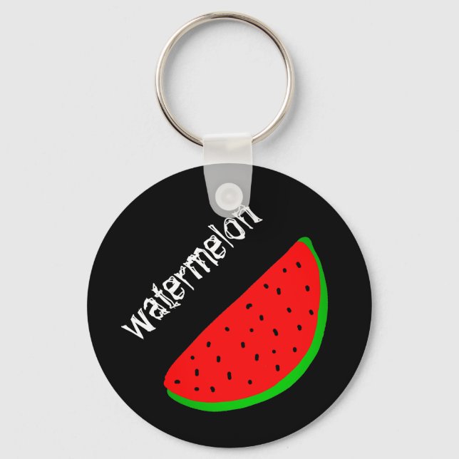 Wassermelone Schlüsselanhänger (Vorderseite)
