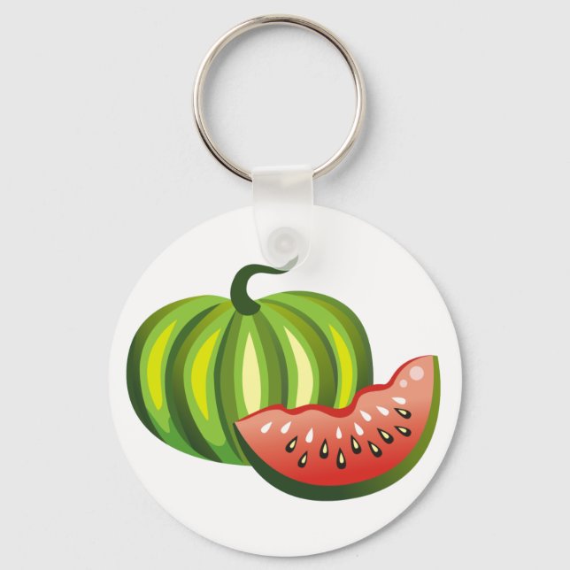 Wassermelone Schlüsselanhänger (Vorderseite)