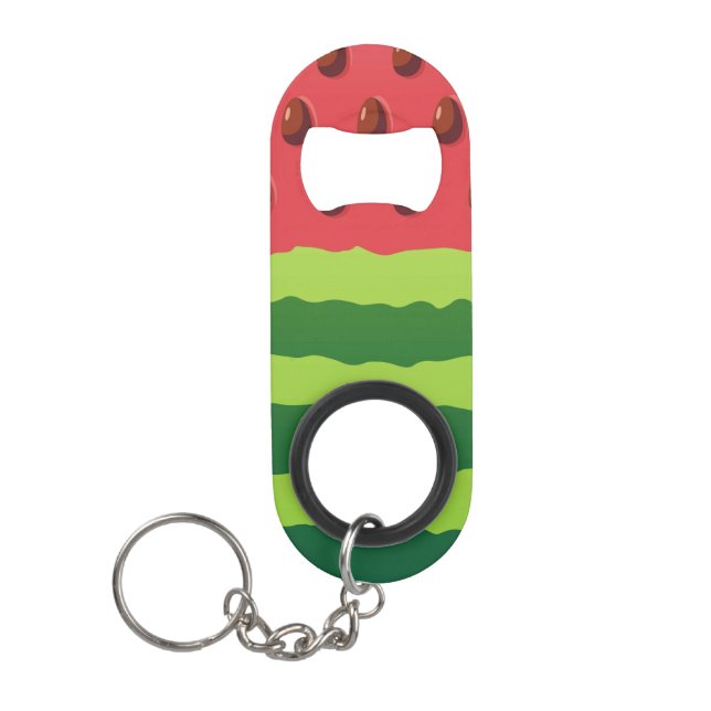 Wassermelone Schlüsselanhänger Flasche Öffnung Mini Flaschenöffner (Vorderseite)