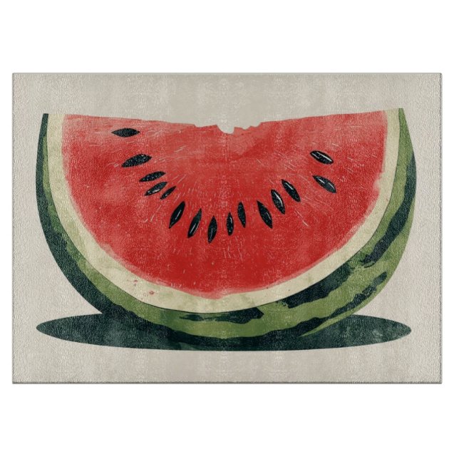 Wassermelone Schneidebrett (Vorderseite)