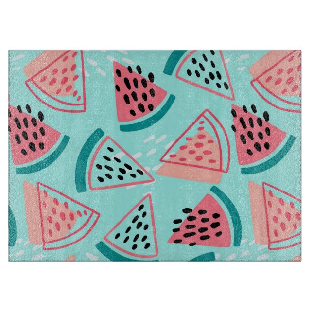 Wassermelone-Schneidebrett Schneidebrett (Vorderseite)