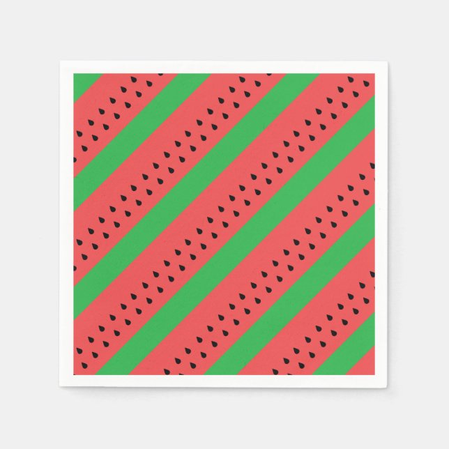 Wassermelone Serviette (Vorderseite)