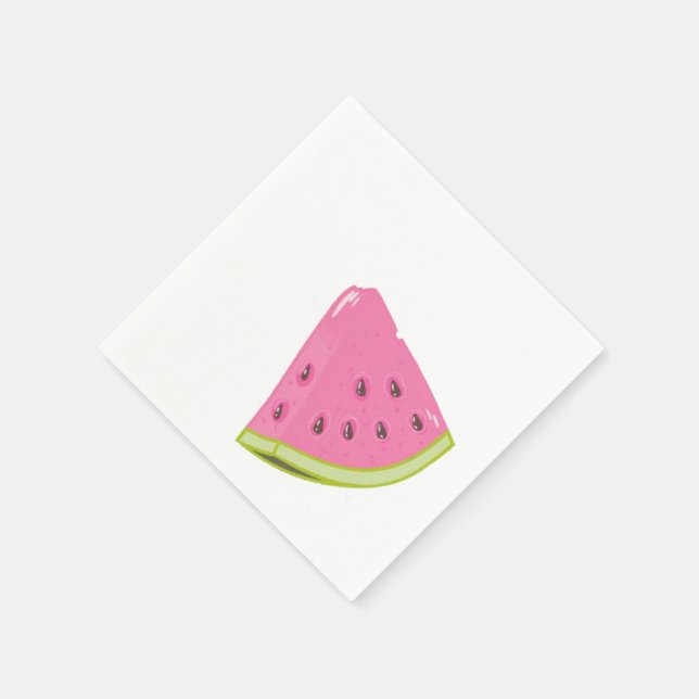 Wassermelone Serviette (Ecke)