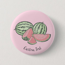 Wassermelone Sketches Button