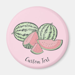 Wassermelone Sketches Magnet