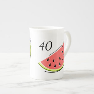 Wassermelone Slice 2 Jahre 40 Prozellantasse