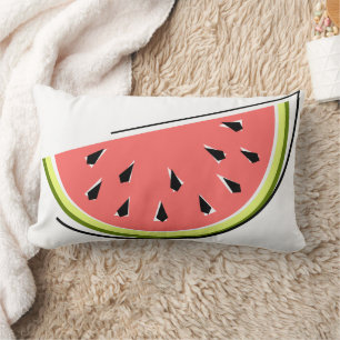 Wassermelone Slice rosa Rückenlehne Lendenkissen