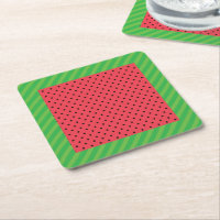 Wassermelone Sommer Früchte grün, rosa/schwarz Leb